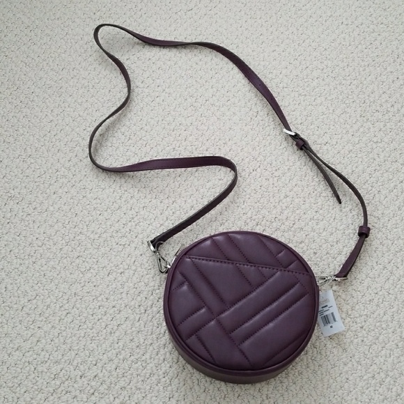 Michael Kors Vivianne Canteen Crossbody Purple Bag - Picture 2 of 5